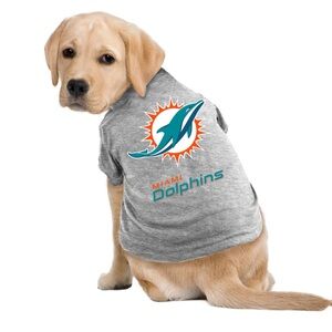 Miami Dolphins Logo NFL Gear Dog Cat Pet Little Earth Shirt Football Size Small